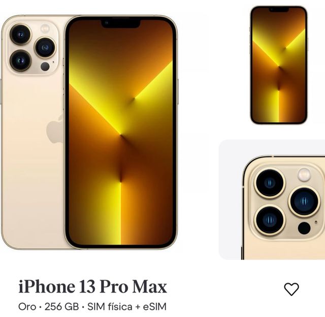iPhone 13 Pro Max Gold da 256 GB