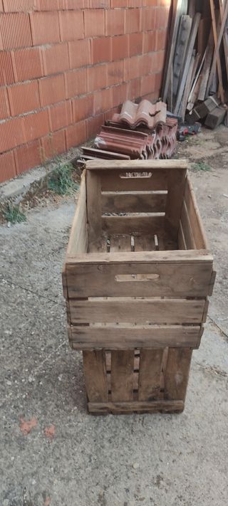 Cajas de madera rústicas 10 euros unidad