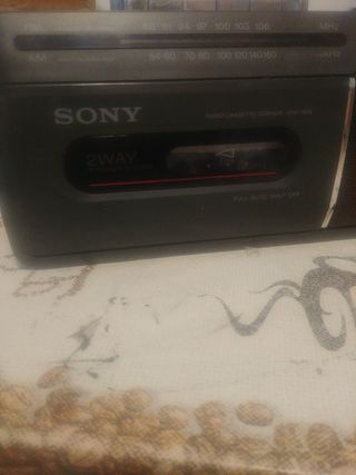 Radio Cassette Sony CPM-1408 Gris 