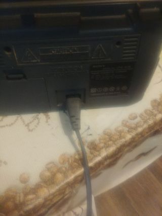Radio Cassette Sony CPM-1408 Gris 