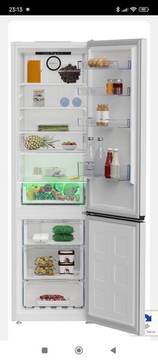 Nevera Combi Blanca modelo Beko B5RCNE406hw