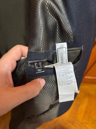 Traje Cortefiel Azul Marino Slim Fit