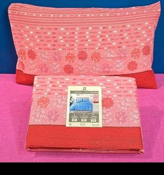 Lenzuola flanella rosa e rosse