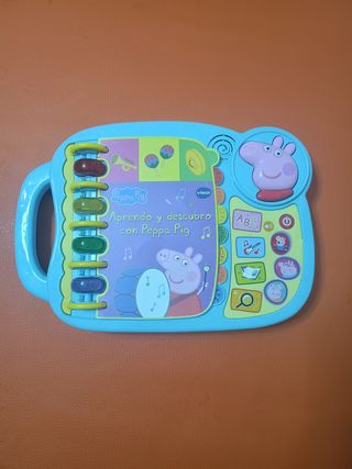 Libro Juguete Peppa Pig Aprender y Descubrir