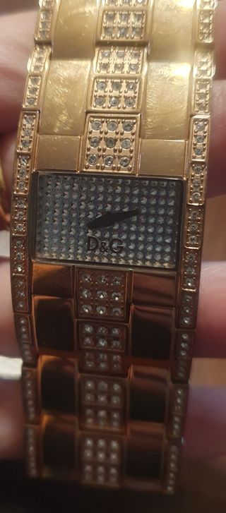 Reloj Dolce & Gabbana Dorado con Cristales