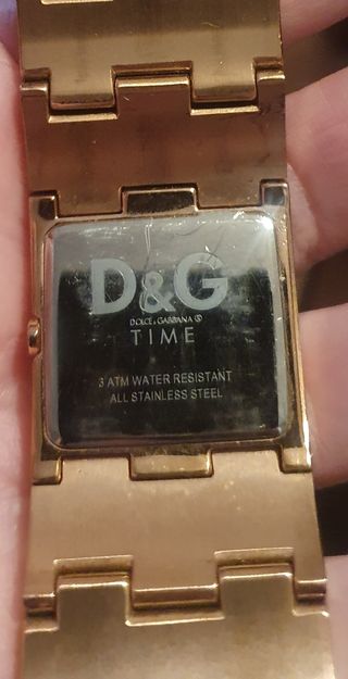 Reloj Dolce & Gabbana Dorado con Cristales
