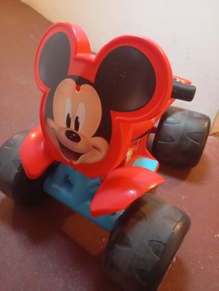 Moto Quad Infantil Mickey Batería