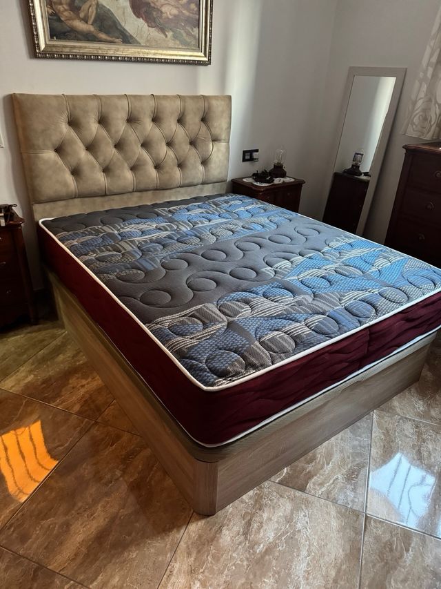 Canape beige 150x190 con colchon | NUEVO