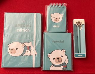 Set cancelleria Thun Paul Teddy Friends 4 pezzi