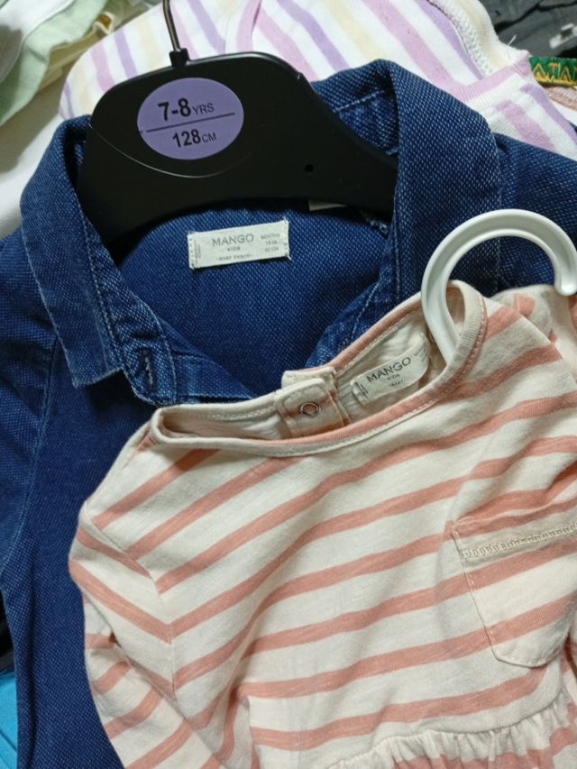 Lote vestidos niña 4 unidades y una chaqueta de re