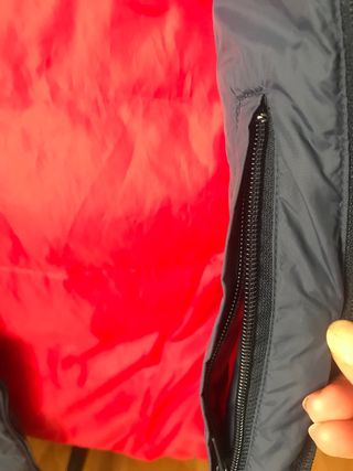 Chaleco plumífero Reebok gris