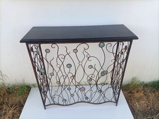Mueble recibidor y espejo