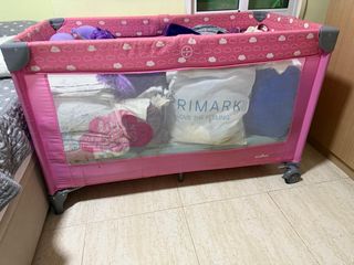 Cuna plegable con colchón