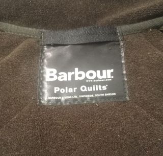 Chaqueta Barbour forro polar verde Talla S/M