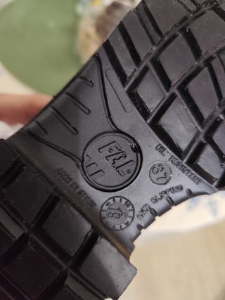 Zapatos/ botines de seguridad unisex talla 37