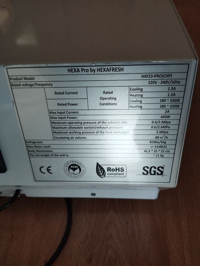 Aire Acondicionado HEXA PRO V2