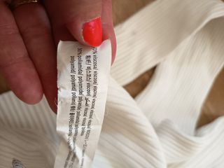 Top Bershka Blanco Talla S