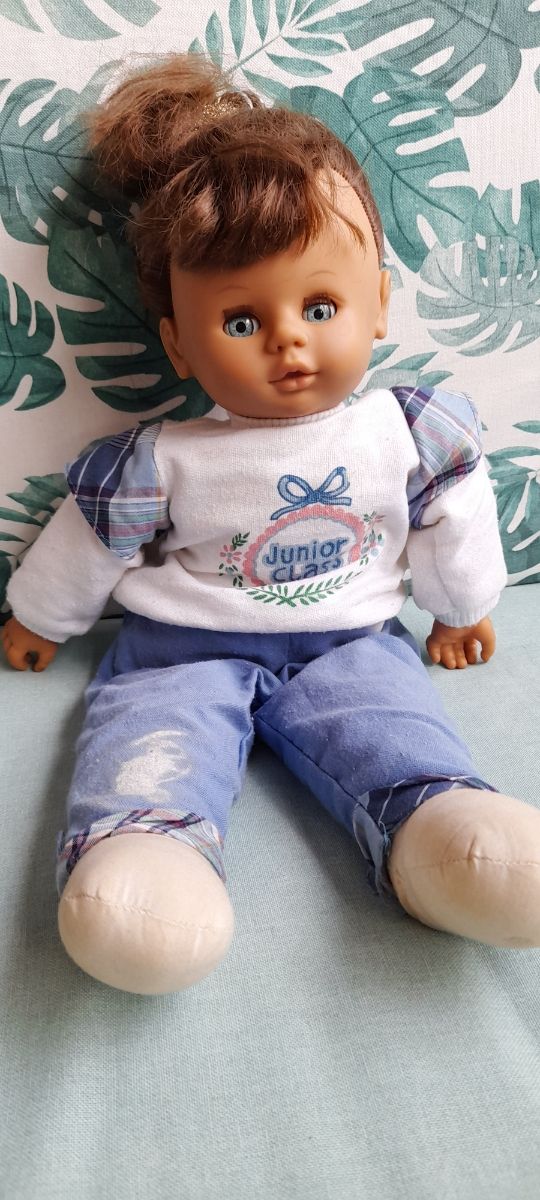 Muñeca antigua Tricybaby,cuerpo blando. Marca Jesm