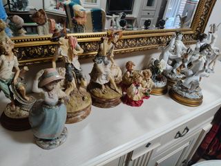 Lote 12 figuras vintage y antiguas