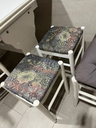 Mesa madera maciza extensible  regalo sillas y tab