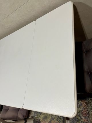 Mesa madera maciza extensible  regalo sillas y tab