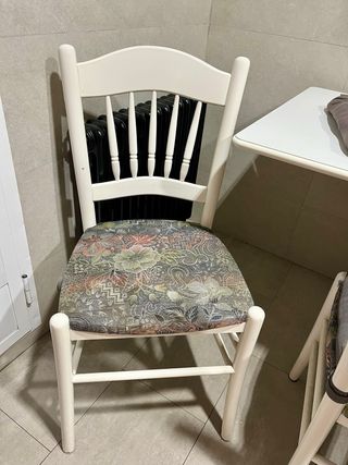 Mesa madera maciza extensible  regalo sillas y tab