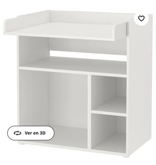 Mueble cambiador / escritorio blanco