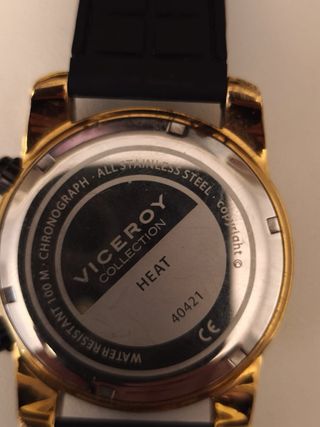 Reloj Viceroy Negro y Dorado