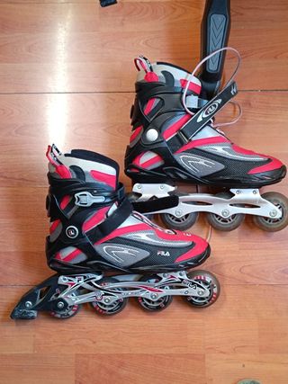 Patines en línea Fila rojos y negros