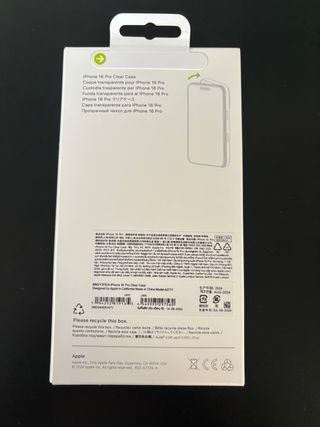 Funda iPhone 16 Pro MagSafe Transparente