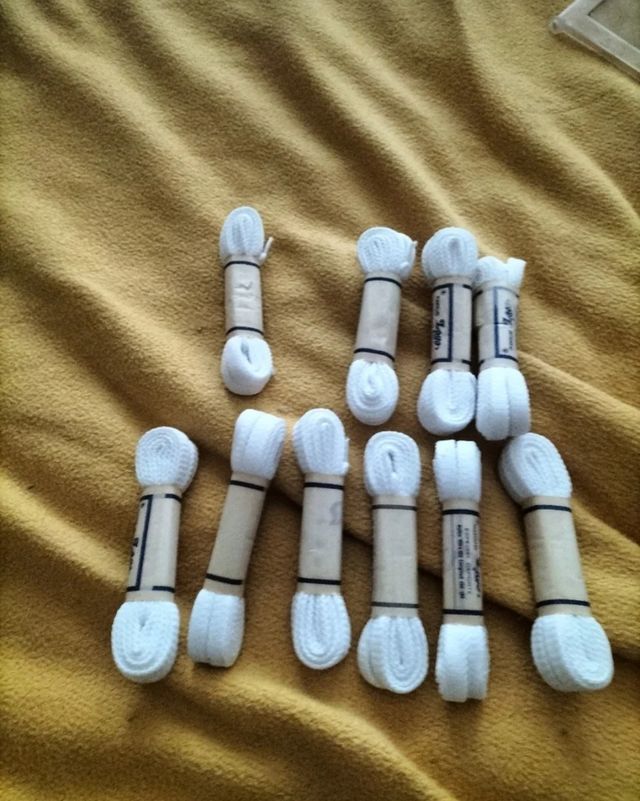 10 Pares Agujetas Blancas 1.50-1.80m