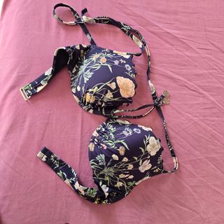 Sujetador bikini estampado floral