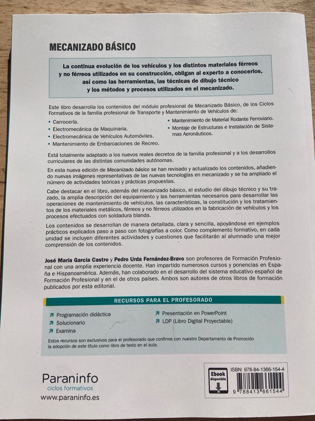 Mecanizado básico 2.ª edición 2022