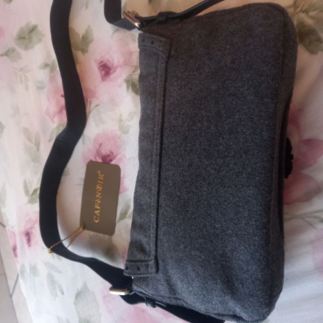 Borsa Cafènoir in feltro grigio