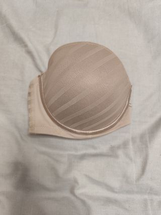 Sujetador sin/con tirantes beige
