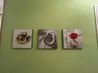 Set 3 Cuadros Decorativos Abstractos