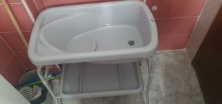 Bañera bebé con cambiador