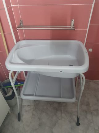 Bañera bebé con cambiador