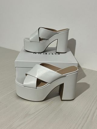 Sandali Guess Tg 40 Bianche