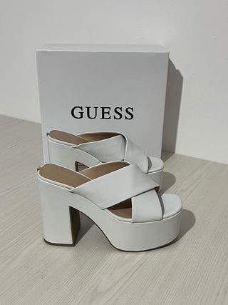 Sandali Guess Tg 40 Bianche