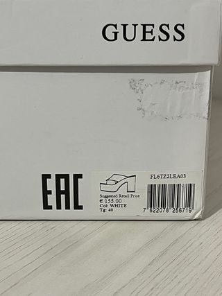 Sandali Guess Tg 40 Bianche