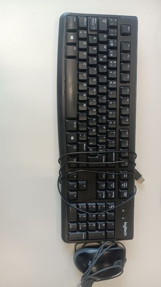 Teclado y Ratón Logitech Negro
