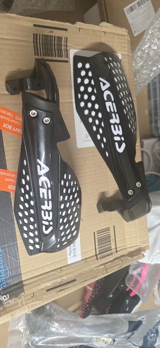 Paramanos Acerbis Moto Quad Negro nuevos 