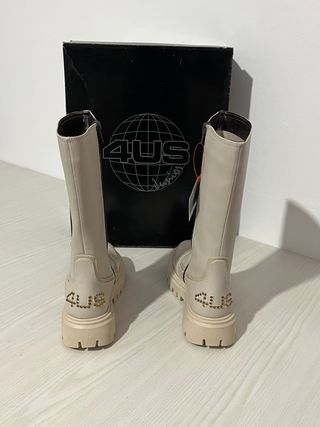 Stivali Paciotti Beige Tg 35