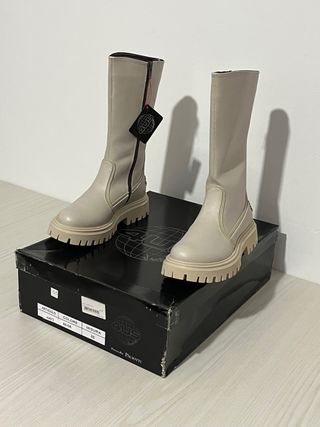 Stivali Paciotti Beige Tg 35