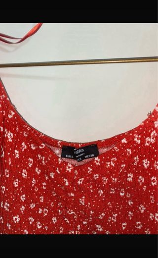 Top Bershka Rosso