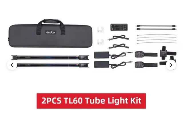 Godox TL60-K2 Kit de 2 luces LED RGB
