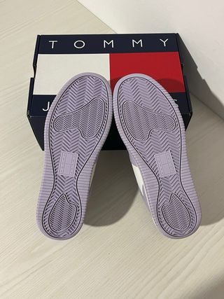 Scarpe Tommy Hilfiger Viola/Bianche Tg 38