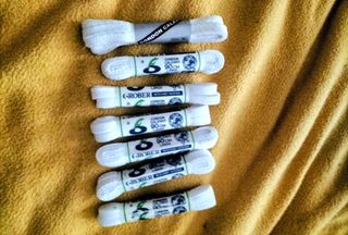 7 Pares Agujetas Blancas 90cm