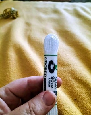 7 Pares Agujetas Blancas 90cm